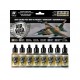 Model Air Acrylic Paint Set - USAF WWII to present Aggressor Squadron Part I (8 x 17ml)