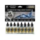 Model Air Acrylic Paint Set - USAF WWII to present Aggressor Squadron Part III (8 x 17ml)