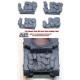 1/56 M3 Stuart Sandbag Fronts for Warlord/Italeri Kits (4 sets)