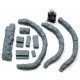 1/35 Configurable Sandbags Walls (curved) & Crates