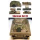 1/35 WWII Sherman Engine Deck & Stowage Set #8 (8pcs)