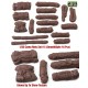 1/35 Camouflage Nets Stowage Set #1 (Smoother Style, 16pcs, Longest Roll: 7.62cm long)