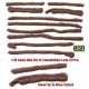 1/35 Camouflage Nets Stowage Set #2 (Smoother Style, 10pcs, Longest Roll: 15.24cm long)