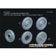 1/35 WWII German Kubelwagen Type 82 Standar Wheels Pattern 2