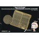 1/35 Modern British Challenger 2 MBT Grills Set for Tamiya kit (1 Photo-Etched Sheet)