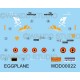 Decals for Egg Plane Belgian Air Force F-16AM, Tiger Meet 2017