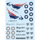 Decals for Egg Plane ROCAF Mirage 2000's Handover 20th Anniversary