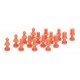 Hold & Guide Dowel Pin for Silicone Rubber Mold (M) Orange