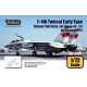 1/72 Grumman F-14A Tomcat Early Beaver Tail set Block 60-75 for Academy kits