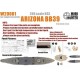 1/200 USS Battleship Arizona BB-39 Wooden Deck for Trumpeter kit #03701