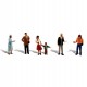 HO Scale People Going Places (6 figures)