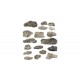 Terrain - Surface Ready Rocks (18pcs, 3.81cm-8.89cm x 1.9cm-4.12cm)