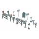 HO Scale Assorted Mailboxes Kit