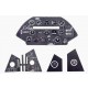 1/48 Vought F4U-5 Corsair Day Fighter Instrument Panel for Hasegawa kit