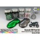 Kawasaki H2R Paint Set 4x30ml + Chrome Buffering Powder