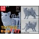 1/6 Miniature Animal - Tactical Cat (suitable for action figures and more)