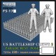 1/350 US BattleShip Crews-2: Parade Rest (330 figures)