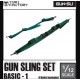 1/12 Gun Sling Set - Basic 1 (4 Slings)