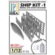 Ship Model Kits w/Packages for 1/12 Figures #Ship Kit-1