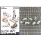 1/35 Cats Set (7 resin cats)