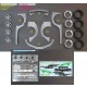1/24 Toyota Supra A90 ''SH'' Wide Body Transkit parts for Tamiya kit