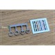 1/24 Handle Strap Ring (2 pcs circle, 2pcs heart)