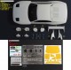 1/24 Toyota MR2 (sw20) TRD2000GT Transkit part set for Fujimi kit