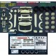 1/24 Hiace S.A.D Custom Stinger J Transkit parts for Aoshima kits