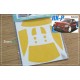 1/24 Mazda RX-8 Window and Light Painting Masks for Fujimi kit