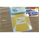 1/24 Honda CR-X Window and Light Painting Masks for Tamiya kit