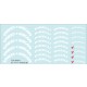 1/24 Tyre Letters (B) Decal for 15-17'' Wheels