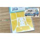1/24 Volvo 850 Estate Window and Light Painting Masks for Tamiya kit