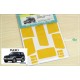 1/24 Mitsubishi Pajero V24WG Window Masks for Aoshima kit