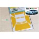 1/24 Porsche 928 Window and Light Painting Masks for Fujimi kit