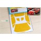 1/24 F40 Window and Light Painting Masks for Tamiya kit