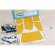 1/24 Lexus LS400 / Toyota Celsior Window and Light Painting Masks for Tamiya Old Version kit