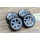 1/24 18'' Rays Volk Racing TE37SL with Tyres