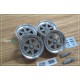 1/24 17'' SSR Rim and Mirror set