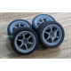 1/24 15'' Advan Racing RG2 Rim set with Tyres
