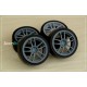 1/24 18'' Work Emotion CR Kai Rim set with Tyres