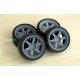 1/24 19'' Rays TE37V Mark II Rim set with Tyres