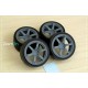 1/24 19'' Rays TE037 Rim set (5 holes) with Tyres