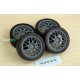 1/24 NSX (NA1) Type S BBS Rim set Front 16'', Rear 17'' with Tyres