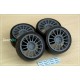 1/24 20'' Enkei Sport RC-T4 Rim set (5 holes) with Tyres