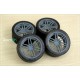 1/24 20'' WedsSport SA60M Rim set (5 holes) with Tyres
