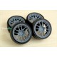 1/24 20'' Enkei GTC02 Rim set (5 holes) with Tyres