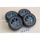 1/24 19'' Rays VV21S Rim set with Tyres