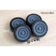 1/24 14'' Bridgestone Super R.A.P Rim set (Normal) without Tyre