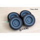 1/24 15'' Bridgestone Super R.A.P Rim set (Deep) with Tyres