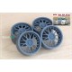 1/24 18'' BBS RE142 Rim set without Tyre for Nunu kit